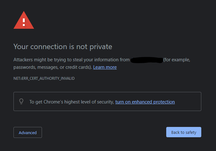 HTTP Not Secure